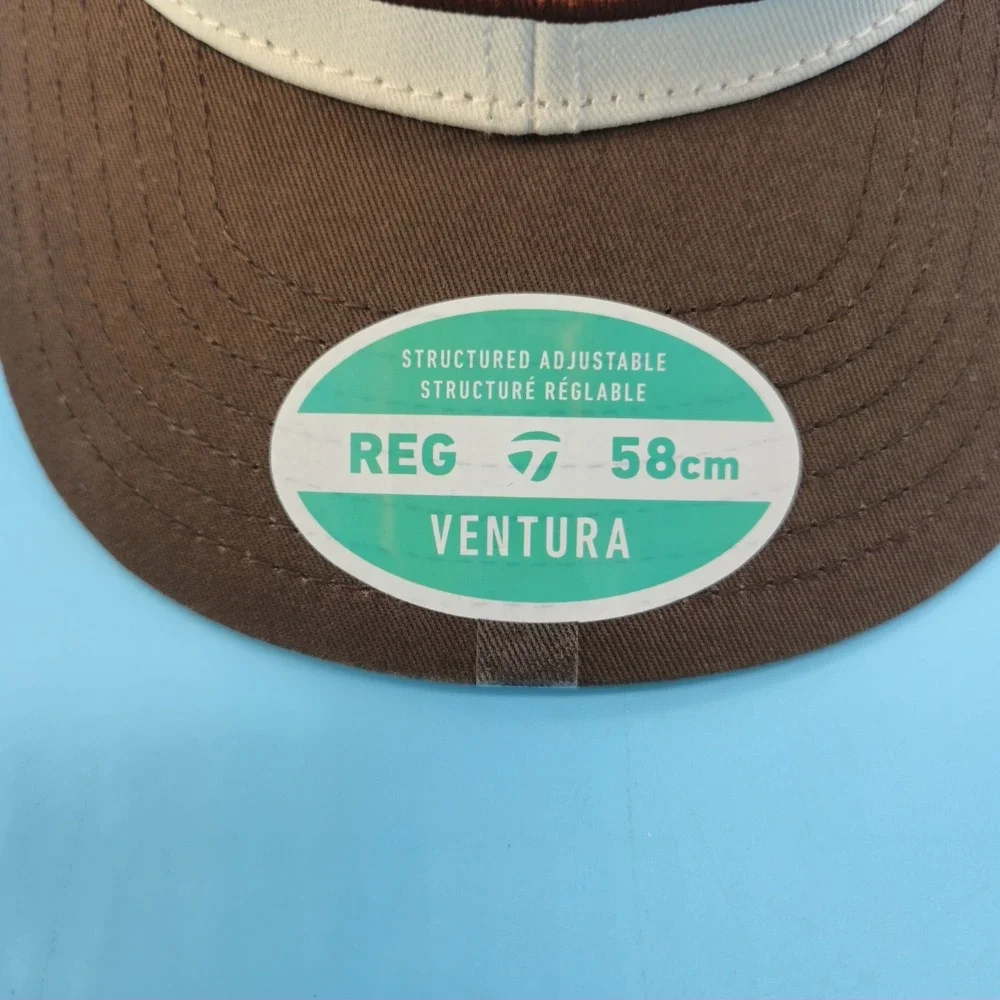 TaylorMade Ventura Trucker Hat Mesh Snapback Golf Cap Travel Vacation